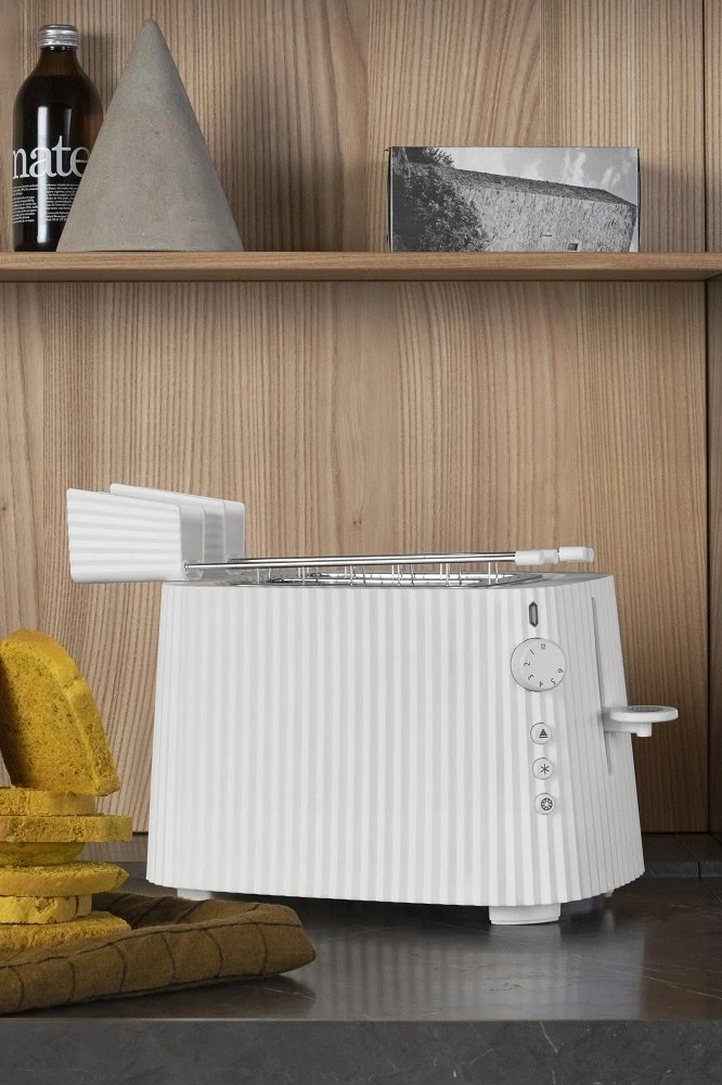 Skrudintuvas Toaster Alessi Plisse Baltas