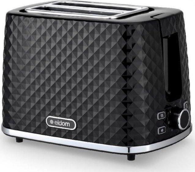 Skrudintuvas TO280C ELDOM Toaster TOSTI, bun rack, defrost system, juodas