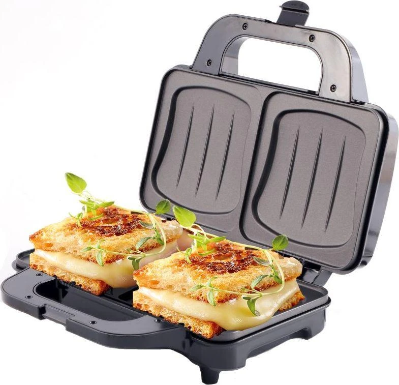 Sumuštinių keptuvas Camry | Sumuštinių keptuvė XL | CR 3054 | 900 W | Lentelių skaičius 1 | Kepinių skaičius 2 | Juodas