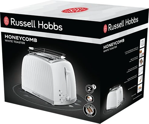 Skrudintuvas Russell Hobbs Russell Hobbs 26060-56, 2 slice(s), Baltas, Plastic, Nerūdijantis plienas, Level, Rotary, 850 W