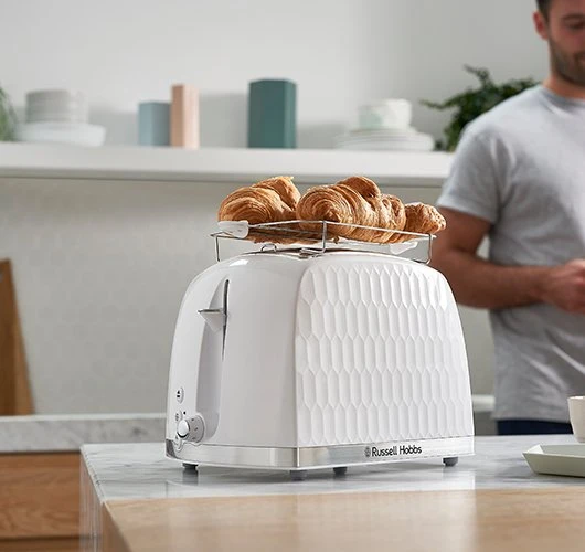 Skrudintuvas Russell Hobbs Russell Hobbs 26060-56, 2 slice(s), Baltas, Plastic, Nerūdijantis plienas, Level, Rotary, 850 W