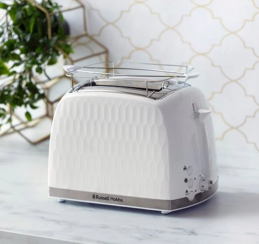 Skrudintuvas Russell Hobbs Russell Hobbs 26060-56, 2 slice(s), Baltas, Plastic, Nerūdijantis plienas, Level, Rotary, 850 W