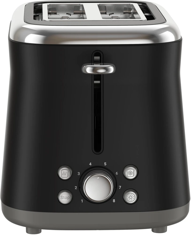 Skrudintuvas TEFAL Toaster | TT7208E0 Collection Retro | Power 850 W | Number of slots 2 | Housing material Nerūdijantis plienas | Juodas