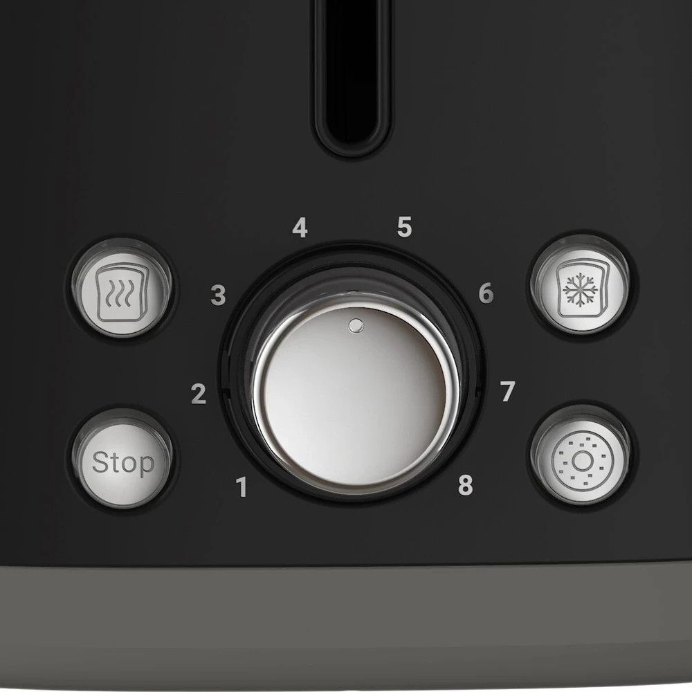 Skrudintuvas TEFAL Toaster | TT7208E0 Collection Retro | Power 850 W | Number of slots 2 | Housing material Nerūdijantis plienas | Juodas