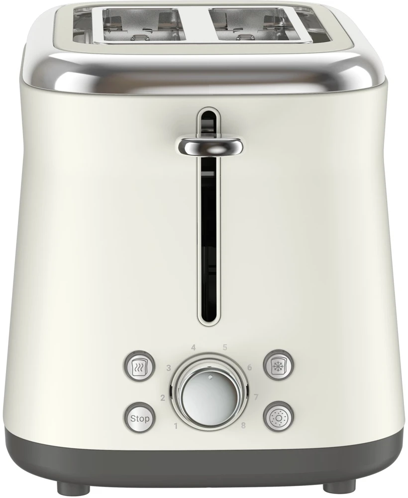 Skrudintuvas TEFAL Toaster | TT720AE0 Collection Retro | Power 850 W | Number of slots 2 | Housing material Nerūdijantis plienas | rusvai gelsvas