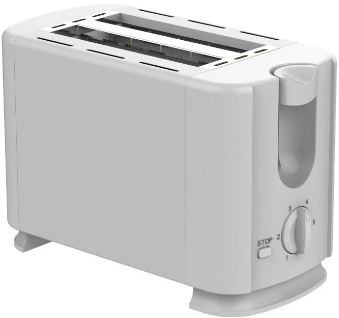 Rosberg 555R51440G, dviejų riekelių skrudintuvas, 700 W, 6 šildymo lygiai, balta