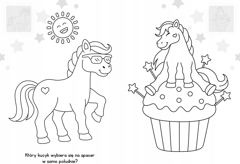 Leidykla Skrzat Brzdšce coloring Ponies nalk.w.w ciemnościn.78329