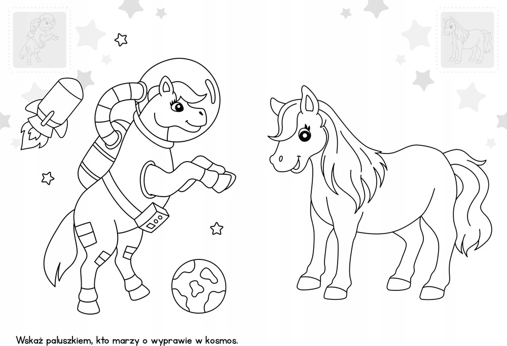 Leidykla Skrzat Brzdšce coloring Ponies nalk.w.w ciemnościn.78329