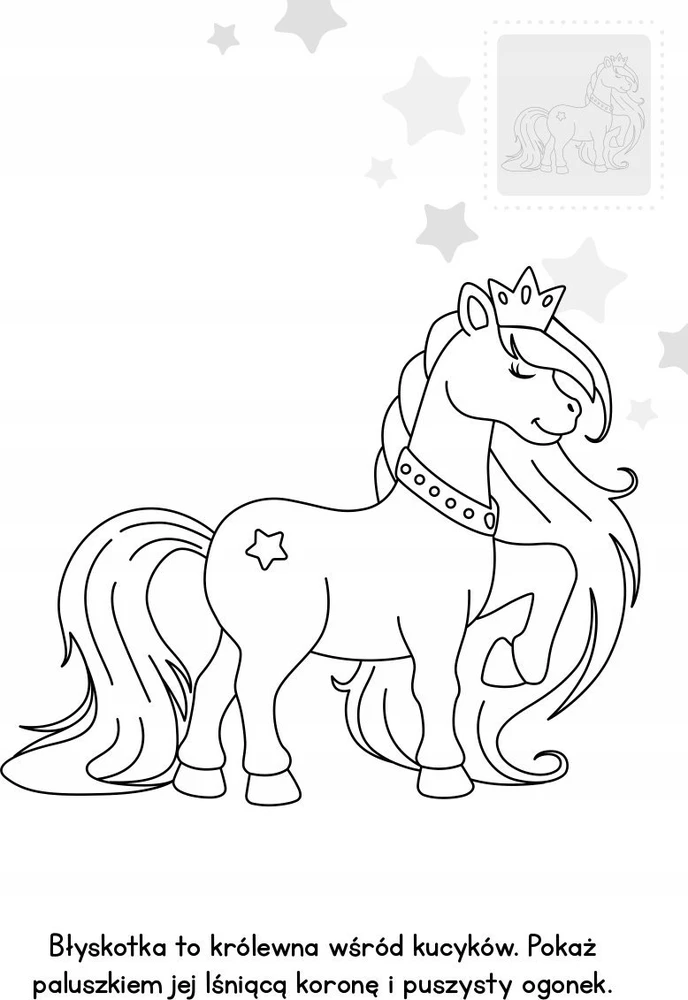 Leidykla Skrzat Brzdšce coloring Ponies nalk.w.w ciemnościn.78329