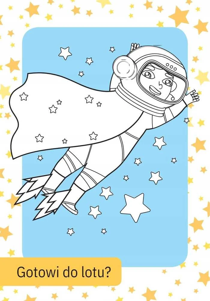 Dažymo puslapis A5 spalvinimo knygelė su tatuiruotėmis šviečia tamsoje Kosmos SKRZAT 076066 SK