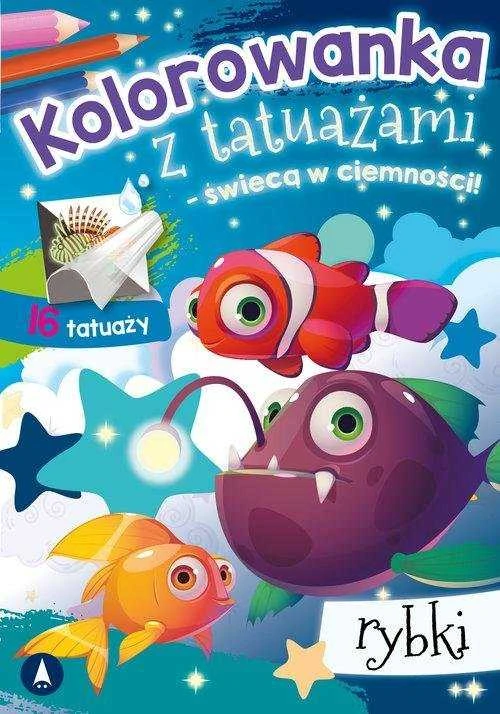 Skrzat Wydawnictwo Kolorow.su tatuiruotė. Švyti tamsoje! Žuvis 76042