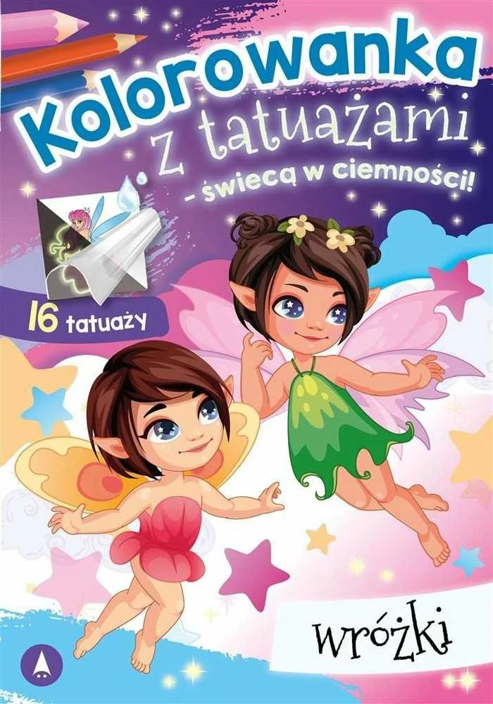 Skrzat Wydawnictwo Kolorow.su tatuiruotė. Šviečia tamsoje! Fėjos 78770