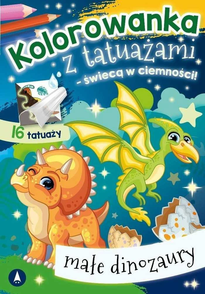 Skrzat Leidyklos „Kol.su“ tatuiruotė. Šviečia tamsoje! Maži dinozaurai 79760