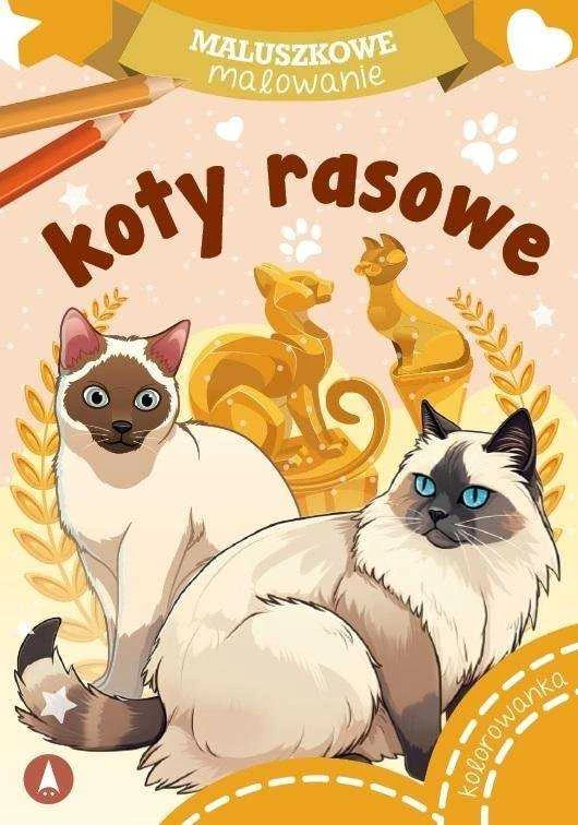 Spalvinimo knygelė A5 Mažylių tapyba. Grynaveislės katės SKRZAT 076660 SK