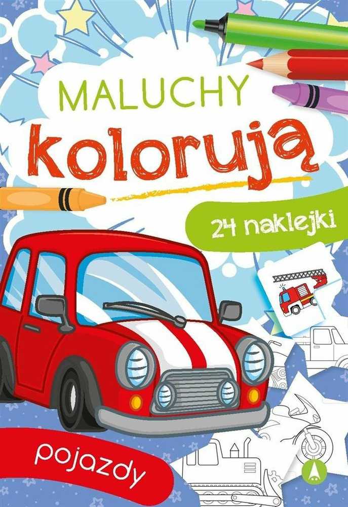 Leidykla „Skrzat“ Mažiems vaikams spalvotos transporto priemonės 71160