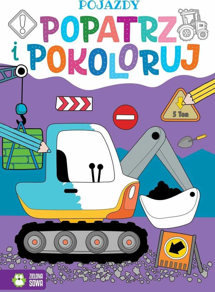 Skrzat ZIELONASOWA „Išvaizduokite ir nuspalvinkite transporto priemones“ 96456
