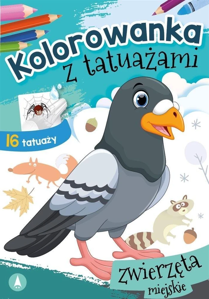 Skrzat Wydawnictwo Kolorow.su tatuiruotė. Miesto gyvūnai 73003