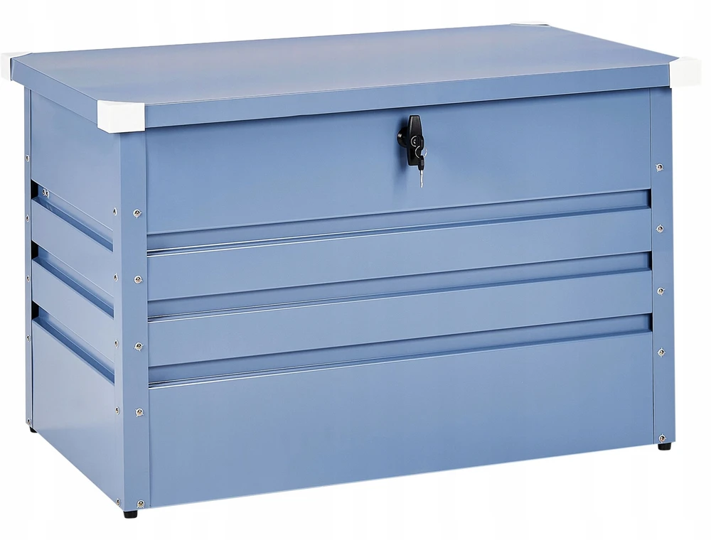 Beliani Sodo dėžė CEBROSA 100 cm 62 cm Mėlyna