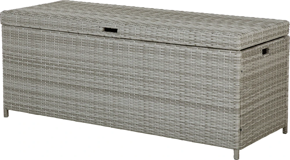 Beliani Sodo skrynia MODENA 158 cm 63 cm pilka
