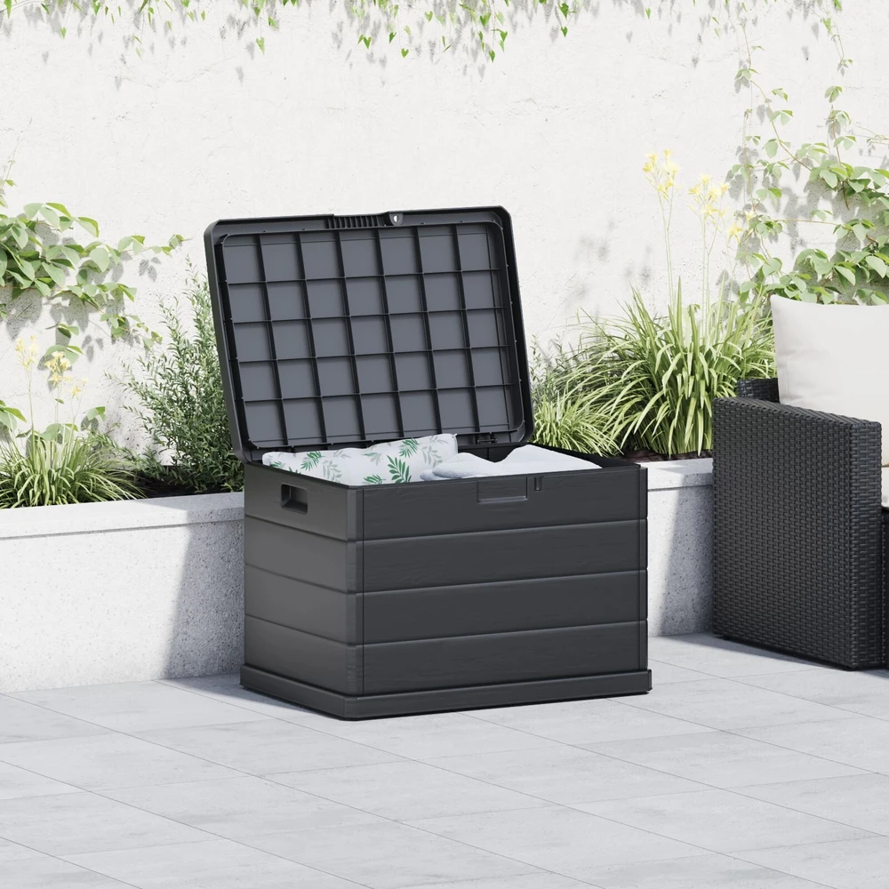 Sodo saugojimo dėžė Plastmasė 77,5 x 54,5 x 53 cm Antracitas