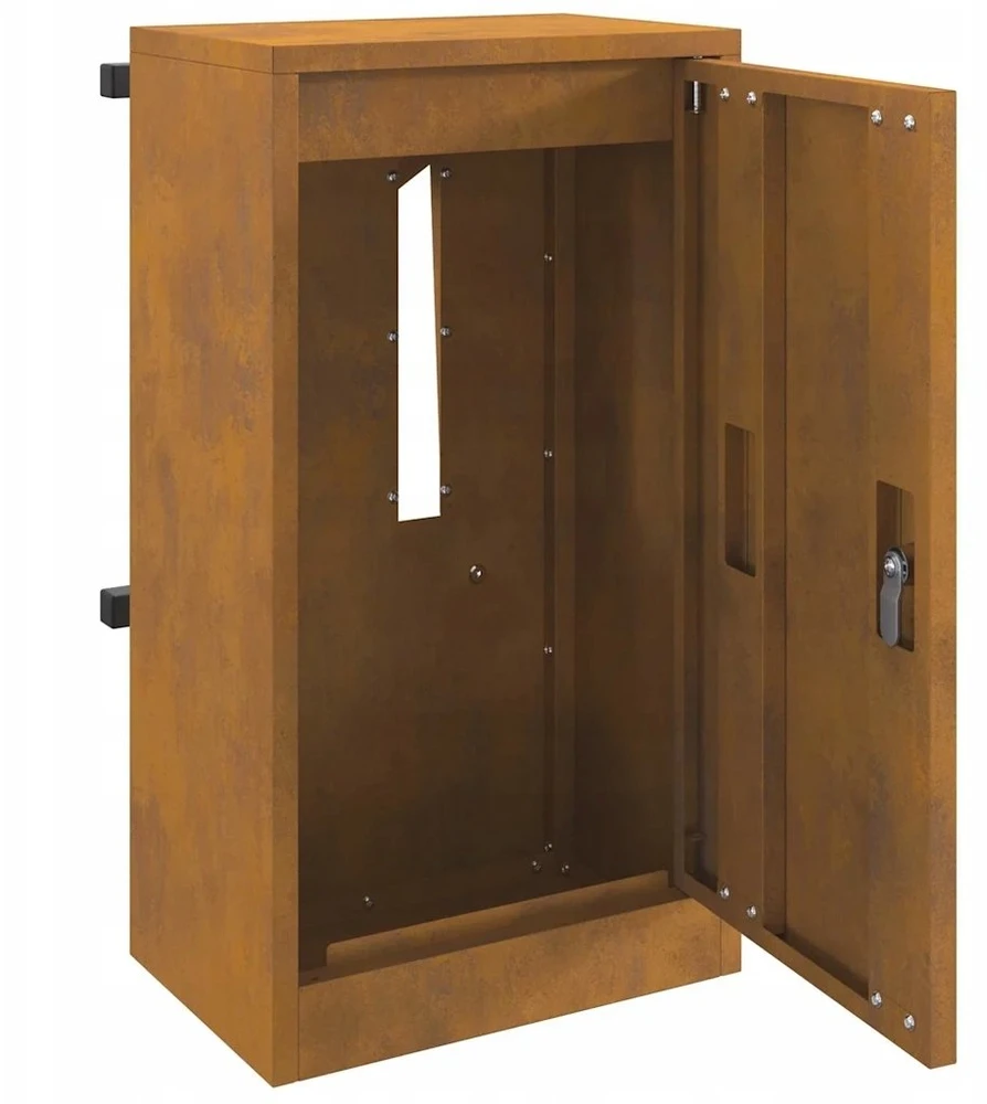 mailbox su saugykla su durimis Rūdijanti 30 x 20 x 55 cm