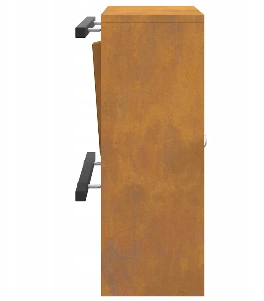 mailbox su saugykla su durimis Rūdijanti 30 x 20 x 55 cm