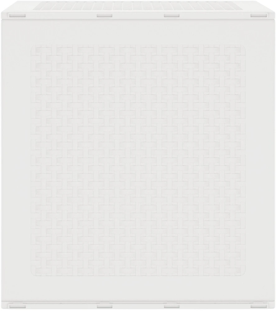 Saugojimo dėžė su saugykla Balta 55 x 53 x 57 cm Polipropilenas