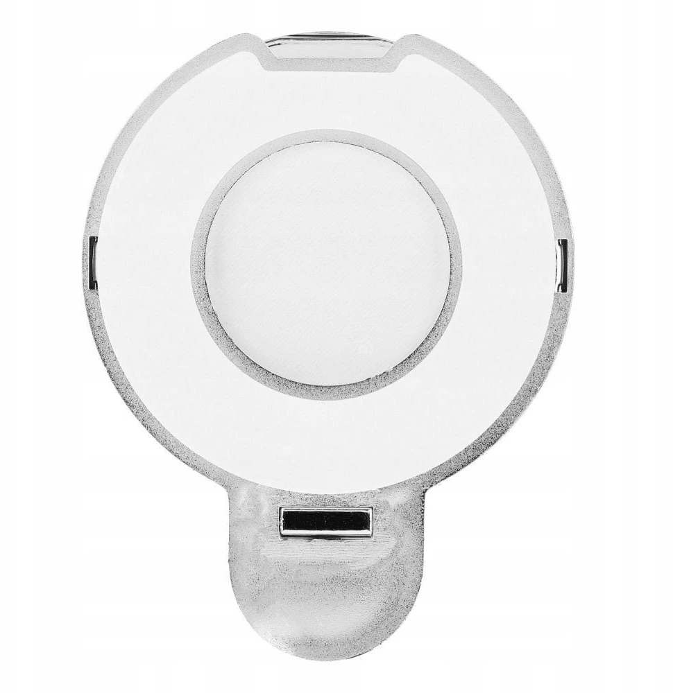 OEM telefono stovas CIRCLE MIRROR - priklijuojamas - juodas