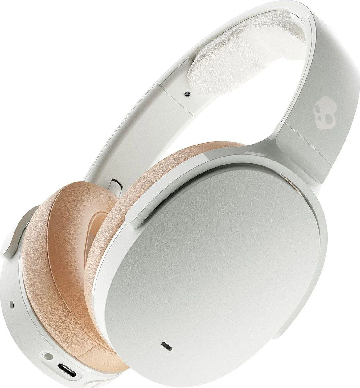 Skullcandy Hesh ANC ausinės: baltas korpusas su smėlio detalėmis