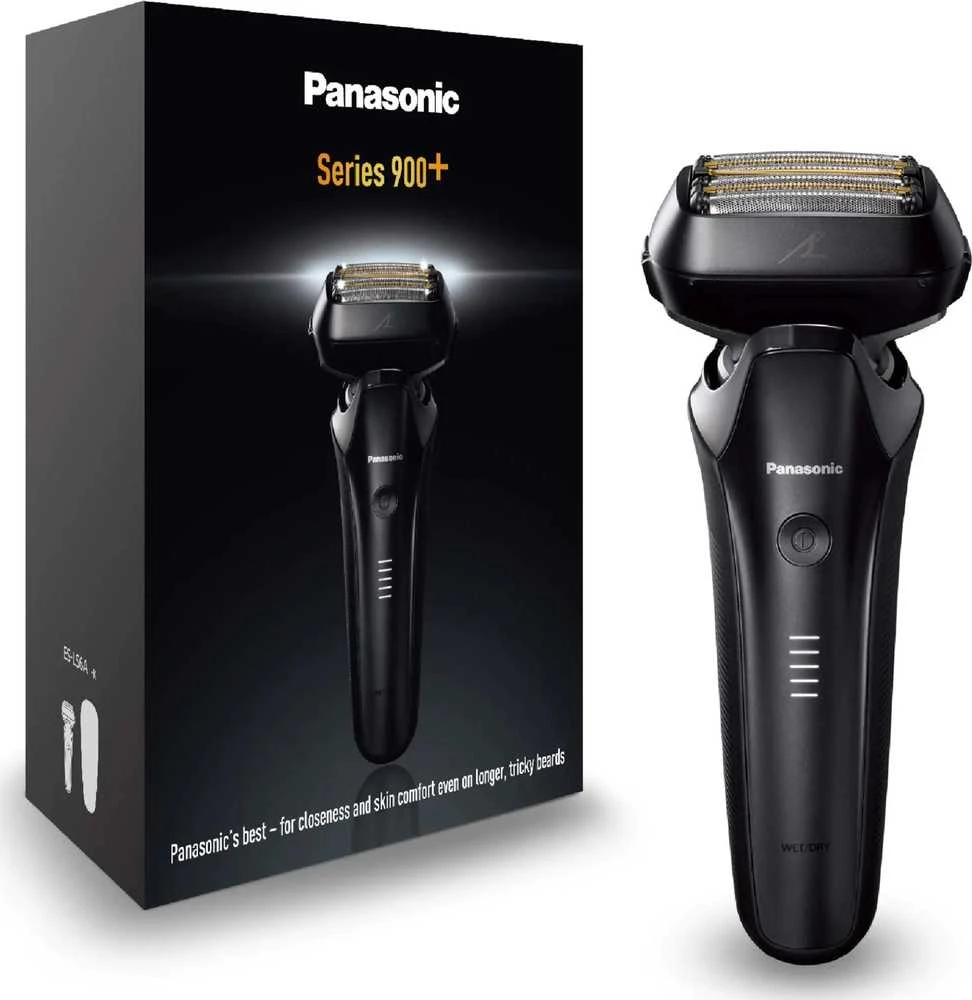 Barzdaskutė Panasonic | Skustuvas | ES-LS6A-K803 | Veikimo laikas (maks.) 50 min | Drėgnas ir sausas | Ličio jonai | Juodas