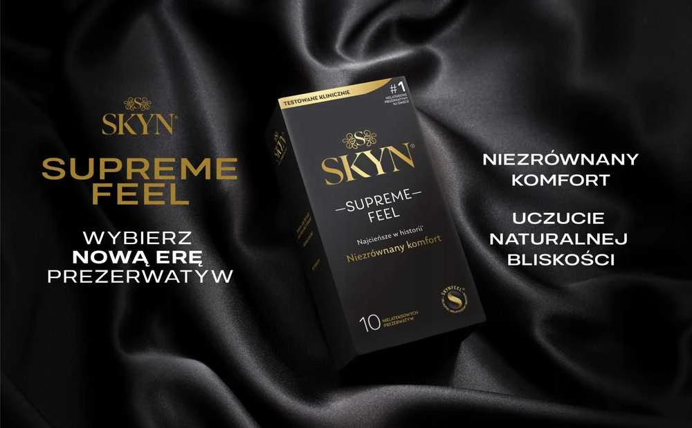 Skyn Supreme Feel ploni nelateksiniai prezervatyvai 3 vnt.