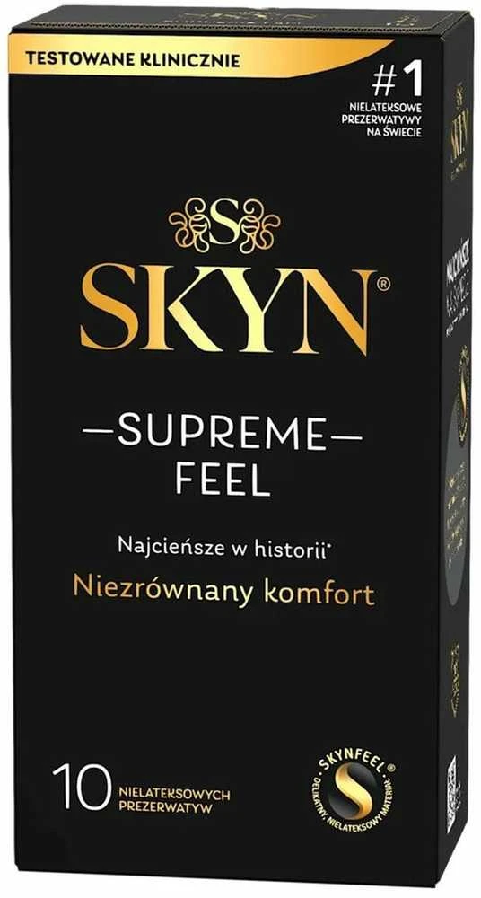 Skyn Supreme Feel ploni nelateksiniai prezervatyvai 10 vnt.