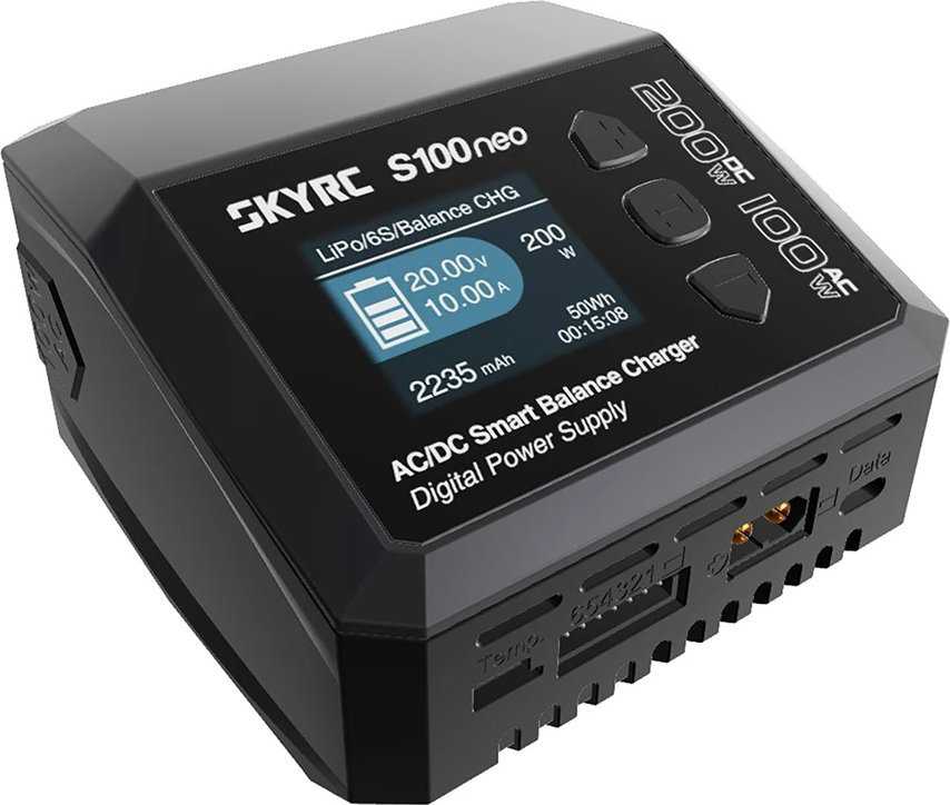 „SkyRC S100neo“ išmanusis AC/DC įkroviklis