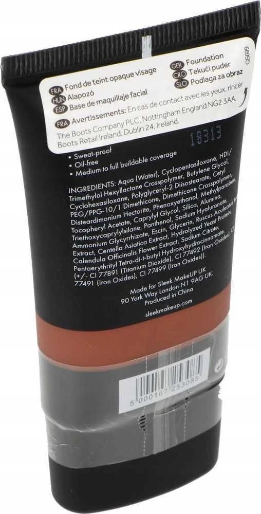 „Sleek MakeUP Lifeproof Oil Free“ itin maskuojantis makiažo pagrindas „Kreminis“ Lp22, 30 ml