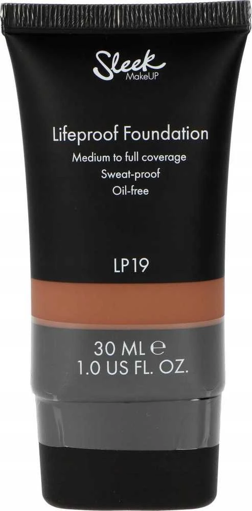 „Sleek MakeUP Lifeproof Oil Free“ itin maskuojantis makiažo pagrindas „Kreminis“ Lp19, 30 ml