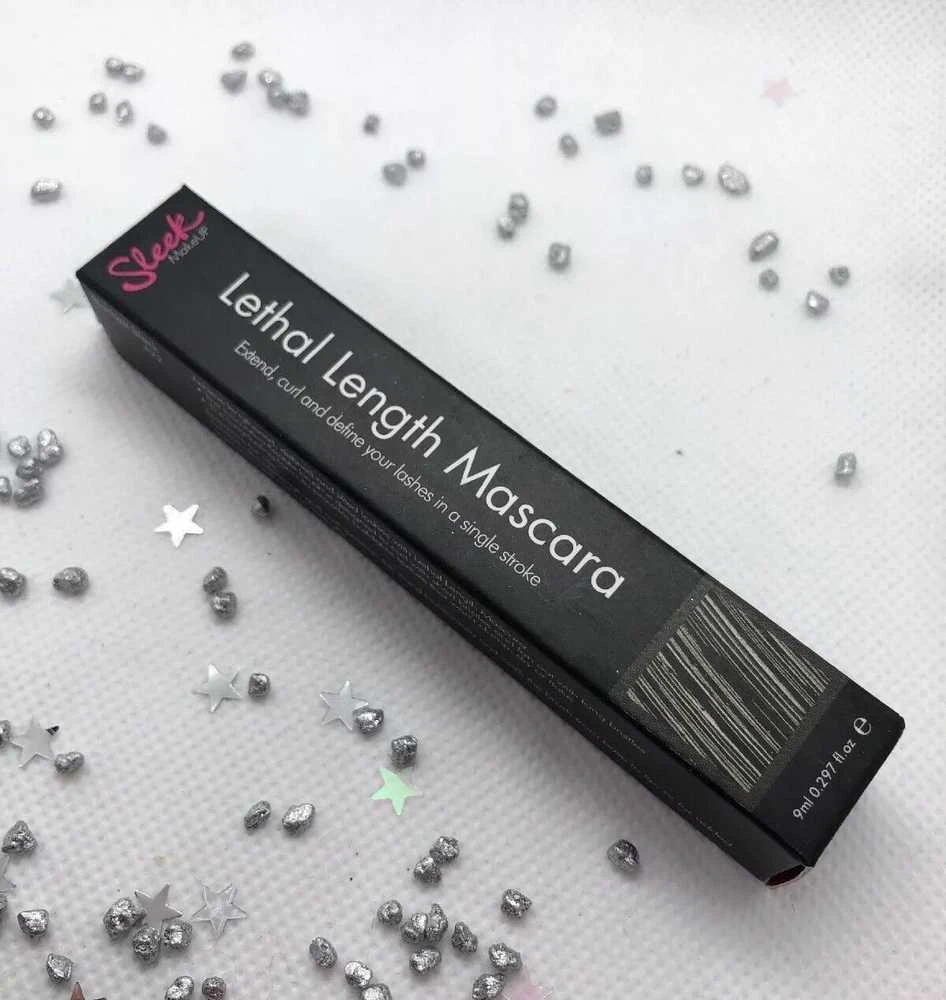 „Sleek MakeUP“, mirtino ilgio, apimties suteikiantis tušas, juodas, 9 ml moterims