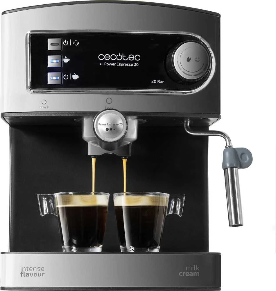 Cecotec kavos aparatas Power Espresso 20, 850 W, 20 bar, modelis 01503