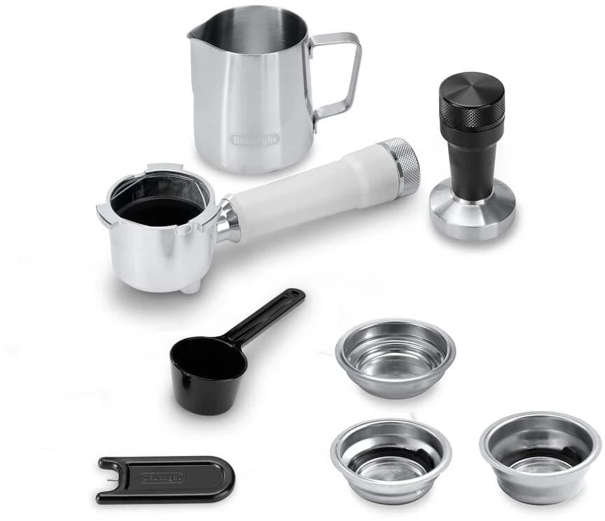 Pusiau automatinis kavos aparatas DeLonghi EC890.WI