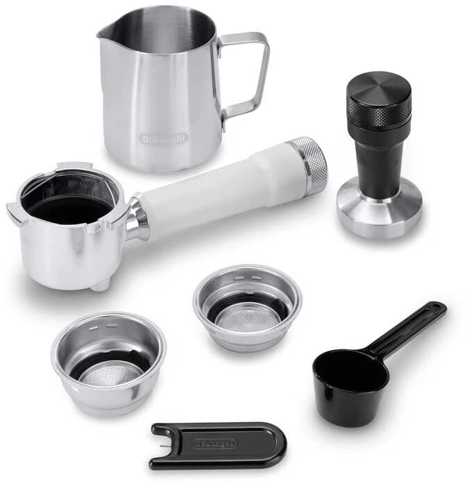 Pusiau automatinis kavos aparatas DeLonghi EC890.WI