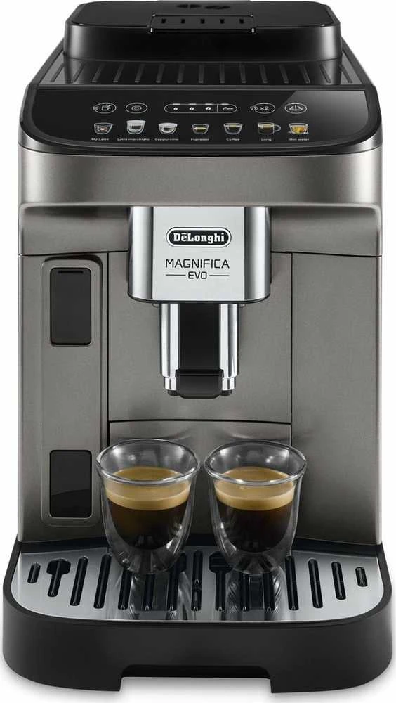 Kavos aparatas Espressomachine DeLonghi Magnifica EVO,titanium/juodas