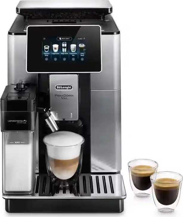 DeLonghi Primadonna Soul ECAM 610.75.MB Bean to Cup Kavos aparatas - Sidabrinis