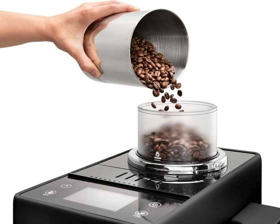 Delonghi Kavos aparatas | EXAM 440.35.B RIVELIA | Slėgis 19 bar | Su pieno plakikliu | Automatinis | 1450 W | Onyx Juodas