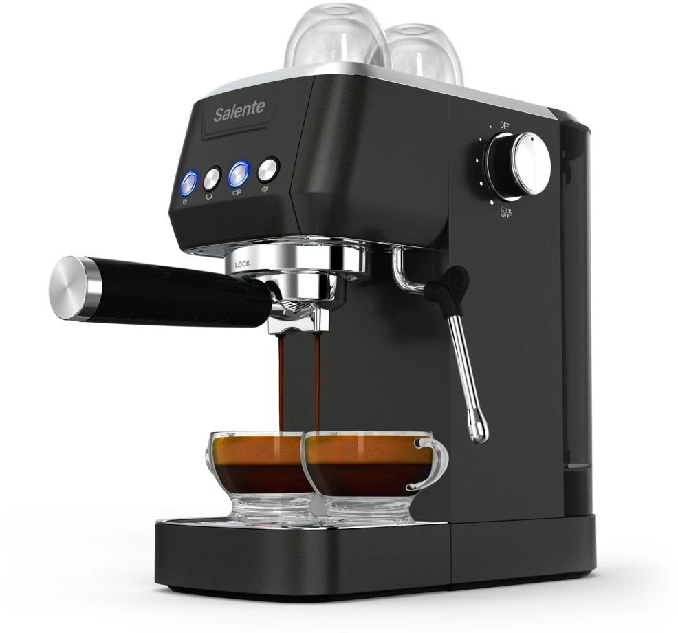 Slėginis kavos aparatas Evolveo Salente Coffio ekspres juodas-anthracite