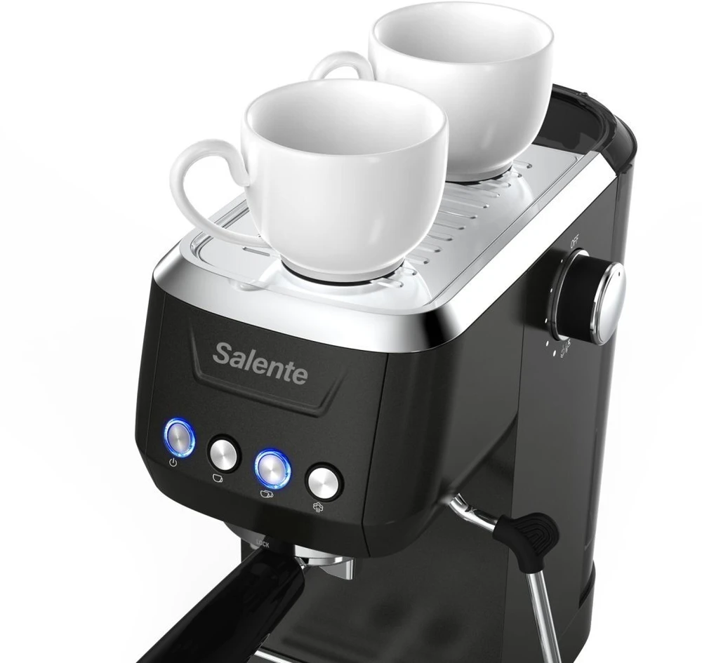 Slėginis kavos aparatas Evolveo Salente Coffio ekspres juodas-anthracite