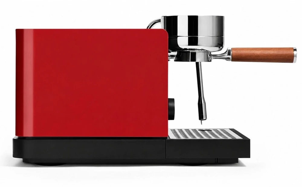Fellow Espresso Series 1 stūmoklinis espreso aparatas, vyšninė raudona
