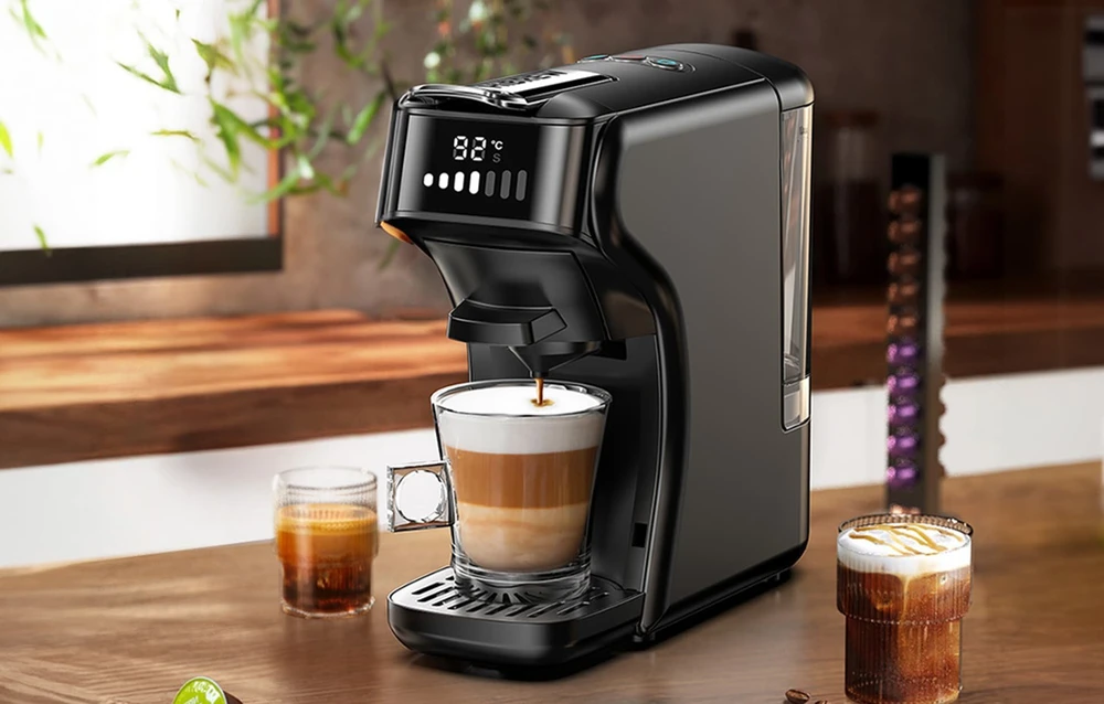 HiBREW 5-in-1 kapsulinis kavos aparatas H1B-juodos spalvos juodos spalvos
