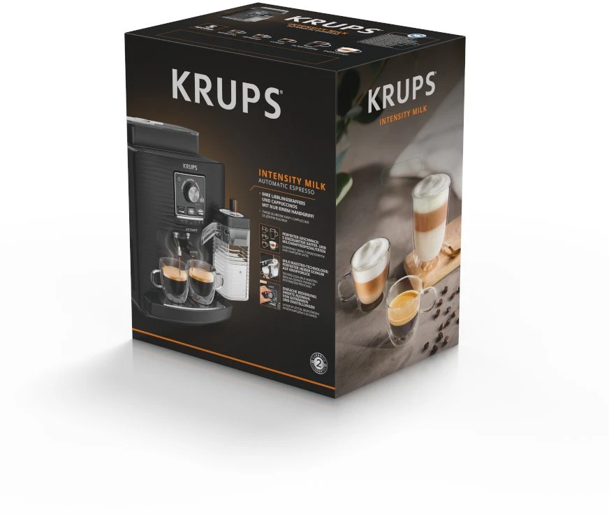 Slėginis kavos aparatas Krups Intensity Milk (EA5 Automatyczny ekspres do kawy)