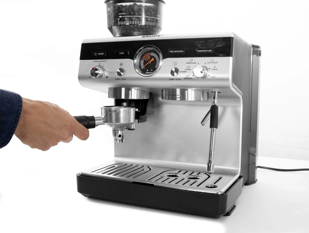 Krups Precision XP801T10 kavos aparatas Pusiau automatinis Espreso kavos aparatas 3 L