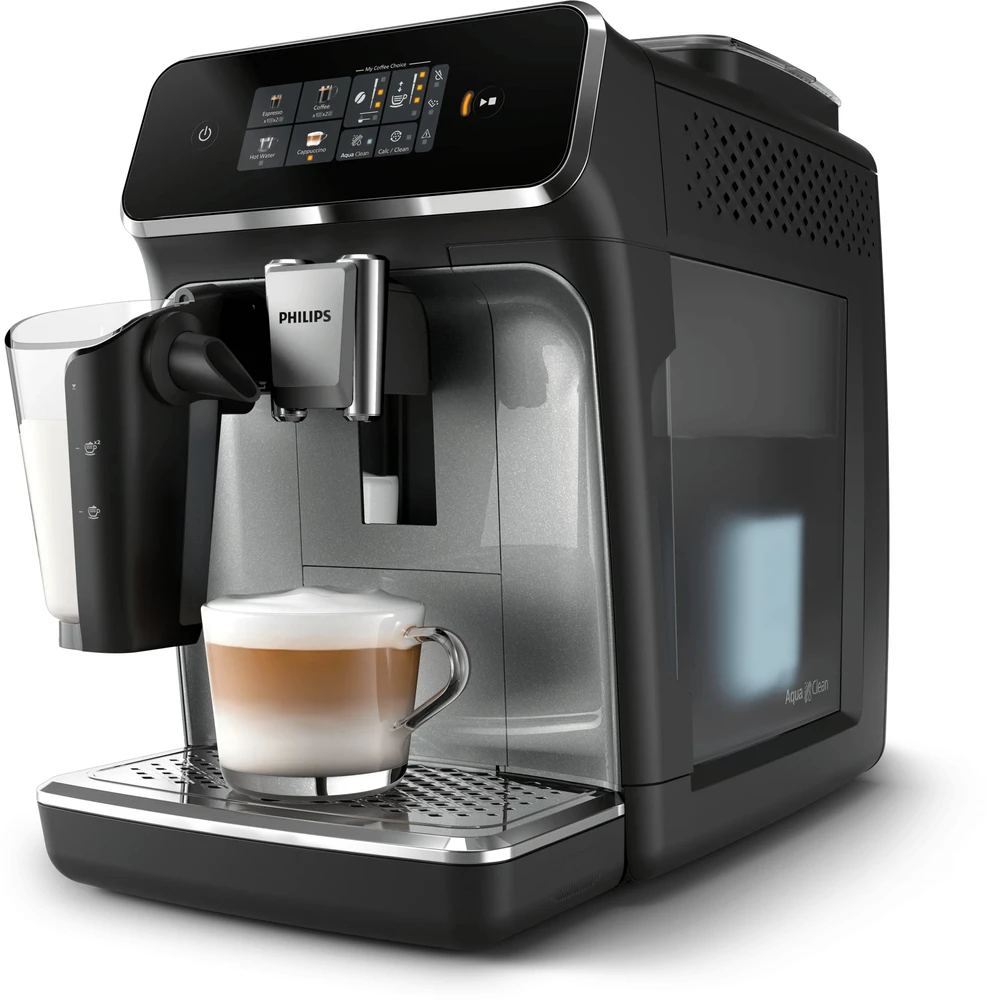 PHILIPS Slėginis kavos aparatas Seria 2300 LatteGo EP2339/40 juodai-sidabrinis