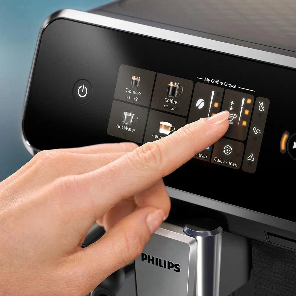 PHILIPS Slėginis kavos aparatas Seria 2300 LatteGo EP2339/40 juodai-sidabrinis